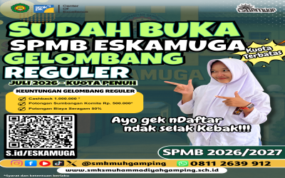 SPMB SMK Muhammadiyah Gamping Tahun Ajaran 2026/2027 Masih Dibuka!